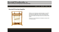Desktop Screenshot of dovetaillooms.com